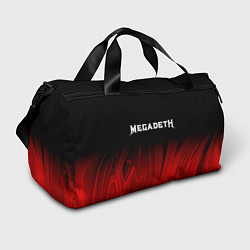 Сумки спортивные Megadeth Red Plasma, цвет: 3D-принт