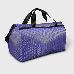 Сумки спортивные Неоновые кубы - оптическая иллюзия, цвет: 3D-принт