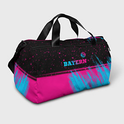 Сумки спортивные Bayern - neon gradient: символ сверху, цвет: 3D-принт