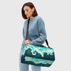 Сумки спортивные Поток воды, цвет: 3D-принт — фото 2