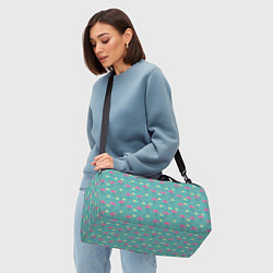 Сумки спортивные Летний паттерн с фламинго, цвет: 3D-принт — фото 2