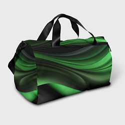 Сумки спортивные Темная зеленая текстура, цвет: 3D-принт