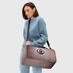 Сумки спортивные Забавный черный ворон, цвет: 3D-принт — фото 2