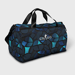 Сумки спортивные CS GO blue black elements, цвет: 3D-принт