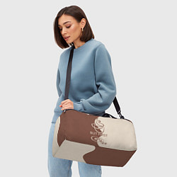 Сумки спортивные Утренний кофейный аромат, цвет: 3D-принт — фото 2