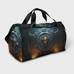 Сумки спортивные Викингский герб, цвет: 3D-принт