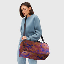 Сумки спортивные Деревянная благородная текстура, цвет: 3D-принт — фото 2