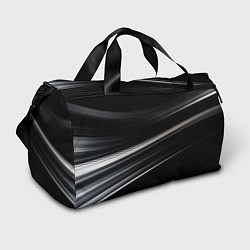 Сумки спортивные Black abstract background, цвет: 3D-принт