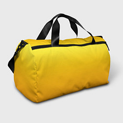 Сумки спортивные Градиент насыщенный жёлтый, цвет: 3D-принт