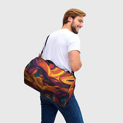 Сумки спортивные Цветная абстракция colorful, цвет: 3D-принт — фото 2