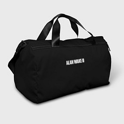 Сумки спортивные Alan Wake 2 logo game, цвет: 3D-принт