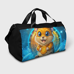 Сумки спортивные Хомячок с криптой, цвет: 3D-принт