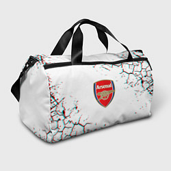 Сумки спортивные Arsenal fc текстура, цвет: 3D-принт