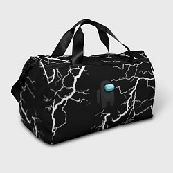 Сумки спортивные Among us storm black, цвет: 3D-принт
