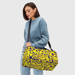 Сумки спортивные Логотипы игр на жёлтом, цвет: 3D-принт — фото 2