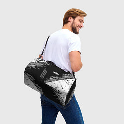 Сумки спортивные KTM - следы от шин, цвет: 3D-принт — фото 2