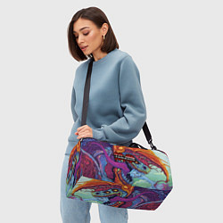 Сумки спортивные Tekken hyper beast, цвет: 3D-принт — фото 2