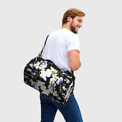 Сумки спортивные Россия герб глитч, цвет: 3D-принт — фото 2