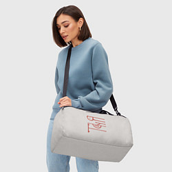 Сумки спортивные Таня - красная надпись, цвет: 3D-принт — фото 2