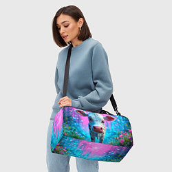 Сумки спортивные Коровка в сказочном лесу, цвет: 3D-принт — фото 2