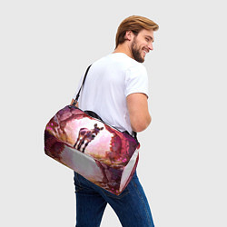 Сумки спортивные Осел в розовом свете, цвет: 3D-принт — фото 2