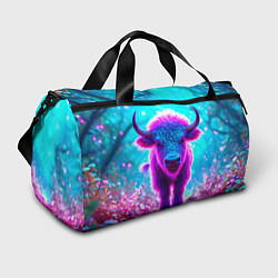 Сумки спортивные Белый буйвол, цвет: 3D-принт