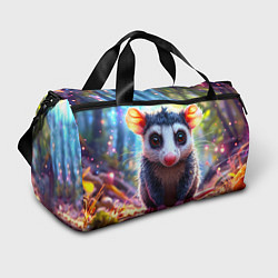Сумки спортивные Опоссум в лесу, цвет: 3D-принт