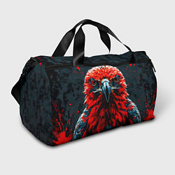 Сумки спортивные Атланта Хокс красный орел, цвет: 3D-принт