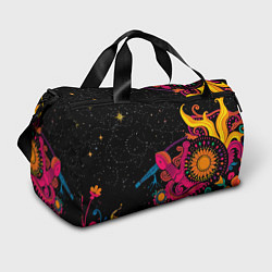 Сумки спортивные Psychedelic abstract art, цвет: 3D-принт