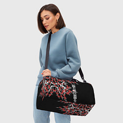 Сумки спортивные Корпус бойни демонов - цветущая сакура, цвет: 3D-принт — фото 2
