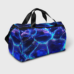 Сумки спортивные Объемные плиты в неоновом свечение, цвет: 3D-принт