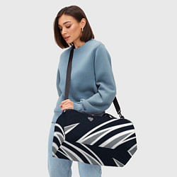 Сумки спортивные Герб России тёмно-синий с белым, цвет: 3D-принт — фото 2