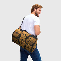 Сумки спортивные Глаза в каменных домах, цвет: 3D-принт — фото 2