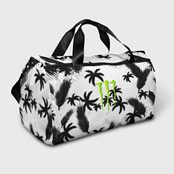 Сумки спортивные Monster energy пальмы, цвет: 3D-принт