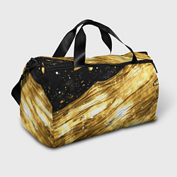 Сумки спортивные Золотой текстурный фон, цвет: 3D-принт