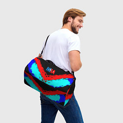 Сумки спортивные NBA краски геометрия, цвет: 3D-принт — фото 2
