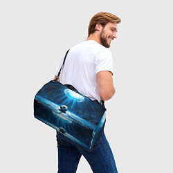 Сумки спортивные Футбольный мяч в синем, цвет: 3D-принт — фото 2