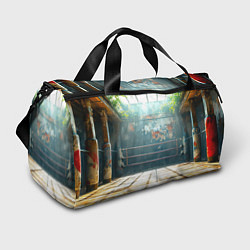 Сумки спортивные Ринг под открытым небом, цвет: 3D-принт
