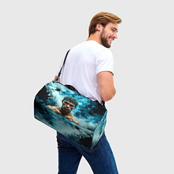 Сумки спортивные Артуро Гатти в дыму, цвет: 3D-принт — фото 2