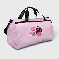 Сумки спортивные Крик по телефону, цвет: 3D-принт