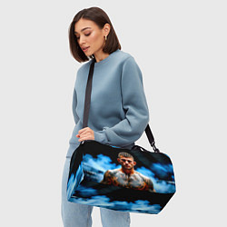 Сумки спортивные Дастин Порье в дыму, цвет: 3D-принт — фото 2