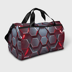 Сумки спортивные Бордовый бронежилет, цвет: 3D-принт