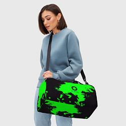 Сумки спортивные Portal черный дым, цвет: 3D-принт — фото 2