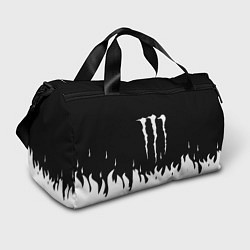 Сумки спортивные Monster energy fire black, цвет: 3D-принт