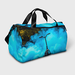 Сумки спортивные Самокат в синем дыму, цвет: 3D-принт