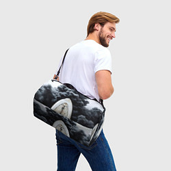 Сумки спортивные Сапборд в черном дыму, цвет: 3D-принт — фото 2