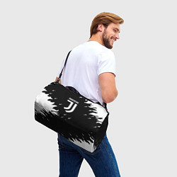 Сумки спортивные Juventus black fire, цвет: 3D-принт — фото 2