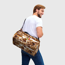 Сумки спортивные Победа 80 лет коллаж, цвет: 3D-принт — фото 2