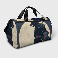 Сумки спортивные Человек-волк, цвет: 3D-принт