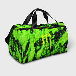 Сумки спортивные Monster energy кислотное лого, цвет: 3D-принт